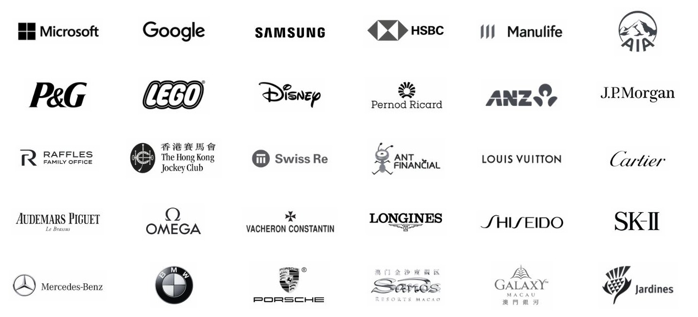 Brands and maisons the Showbook founders team has worked with